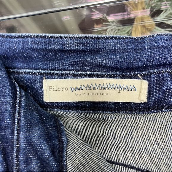 Pilcro by Anthropologie High-Rise Slim Button Fly Denim Shorts Size 25 - Picture 11 of 12